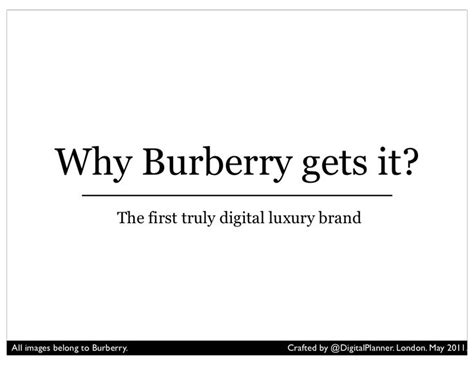 burberry slideshare